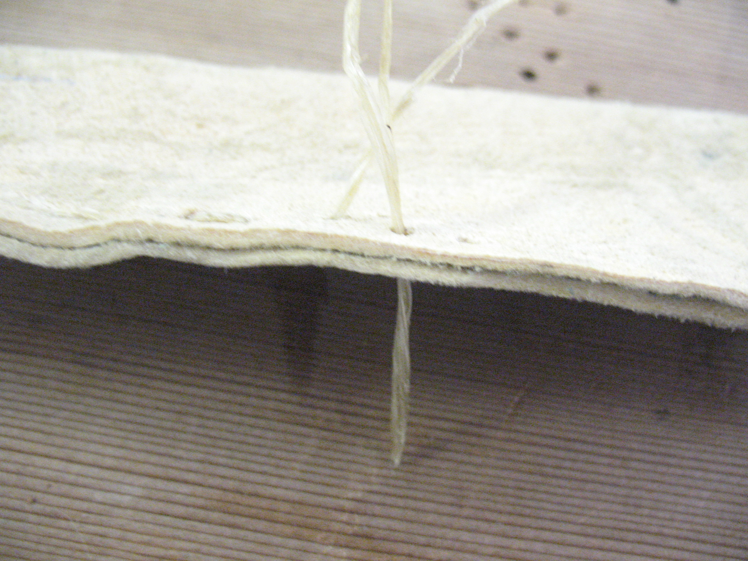 How to Sew with Real Sinew