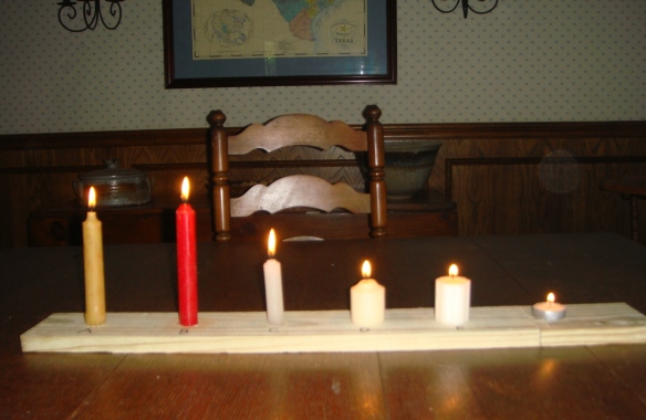 Candles for Emergency Light